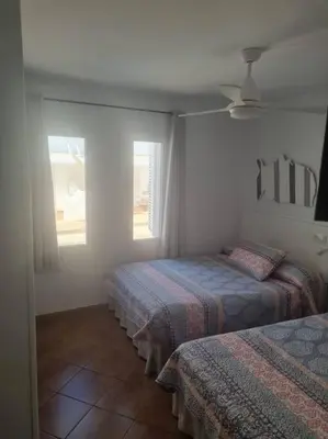 Cama o camas de una habitación en Apartamento Cerca de la Playa