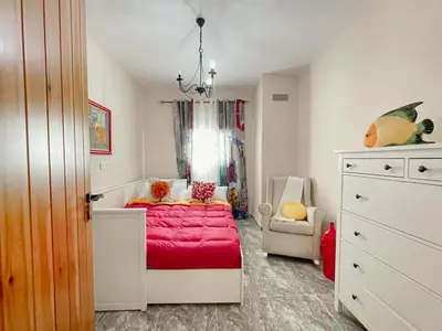 Cama o camas de una habitación en Casa Mary R&R