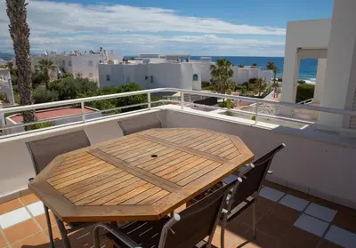 Un balcón o terraza de Parque Residential - Mojacar - 2 Bedroom - sleeps 4 - P66