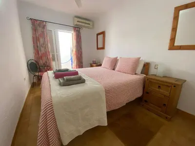 Cama o camas de una habitación en Casa Becquer - Mojacar - 2 bedroom - sleeps 4 - R040