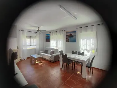 Zona de estar de Apartamento El Humedal Cabo de Gata