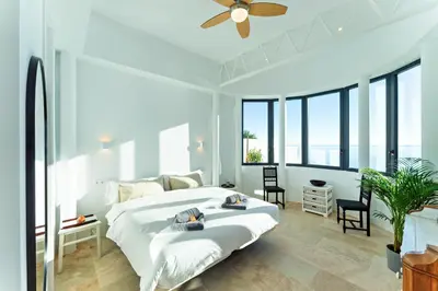Cama o camas de una habitación en CasaCarbonito