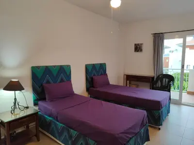 Cama o camas de una habitación en Spacious and luxurious apartment