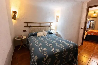Cama o camas de una habitación en Cuevas el Balcón de Orce