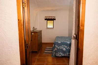 Cama o camas de una habitación en Cuevas el Balcón de Orce