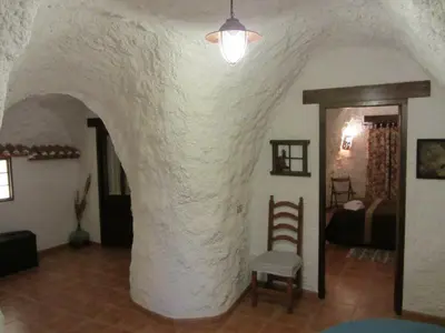 Zona de estar de Cuevas el Balcón de Orce