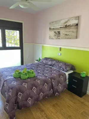 Cama o camas de una habitación en Casa El Sotillo