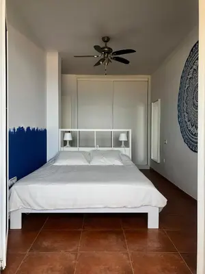 Cama o camas de una habitación en Apartamento de Carboneras - Terrazas y Vistas