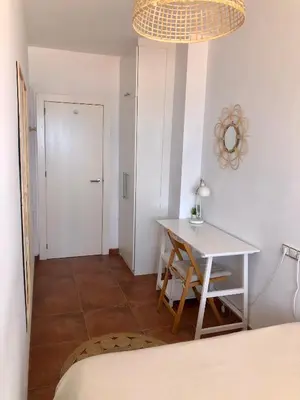 Cama o camas de una habitación en Apartamento de Carboneras - Terrazas y Vistas
