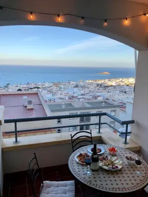 Un balcón o terraza de Apartamento de Carboneras - Terrazas y Vistas