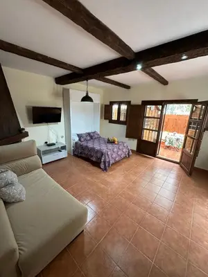 Cama o camas de una habitación en Casa El sotillo bajo