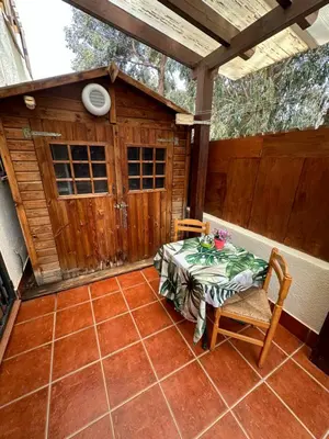 Un patio o zona al aire libre en Casa El sotillo bajo