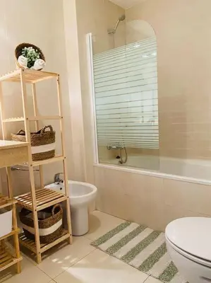 Un baño de Apartamento en Vera Playa Laguna Beach