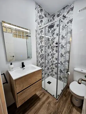 Un baño de Elegante apartamento de diseño.