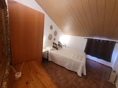 Cama o camas de una habitación en Casa de la Luz