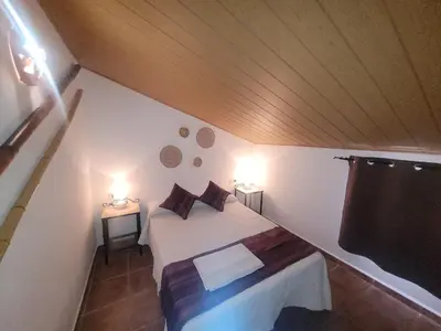 Cama o camas de una habitación en Casa de la Luz