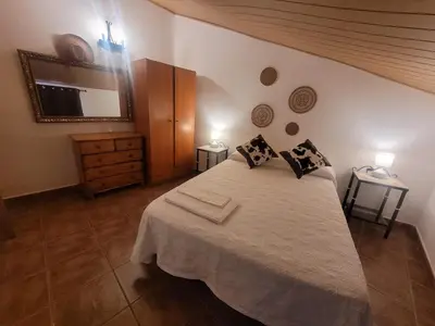 Cama o camas de una habitación en Casa de la Luz