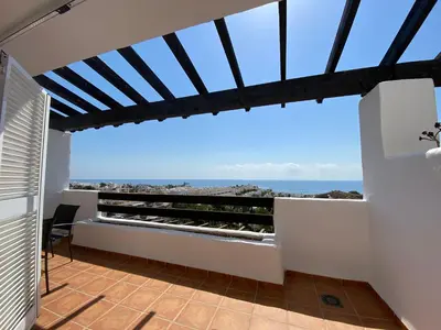 Un balcón o terraza de Vista del Mar Penthouse Panoramic