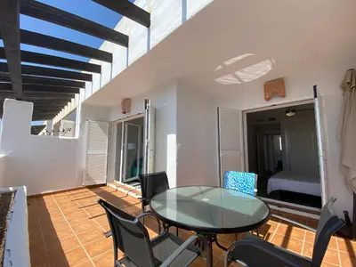 Un balcón o terraza de Vista del Mar Penthouse Panoramic
