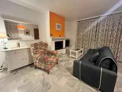 Una cocina o zona de cocina en Luna Blanca Vera Playa