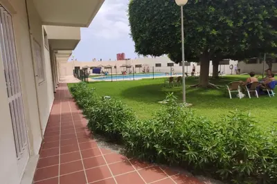 Jardín al aire libre en Apartamento Eucalipto