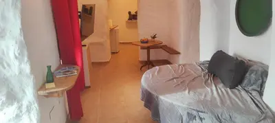 Cama o camas de una habitación en Cuevas Althea