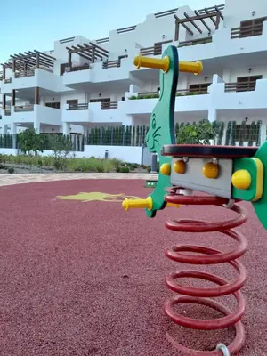 Zona de juegos infantil en Shuske