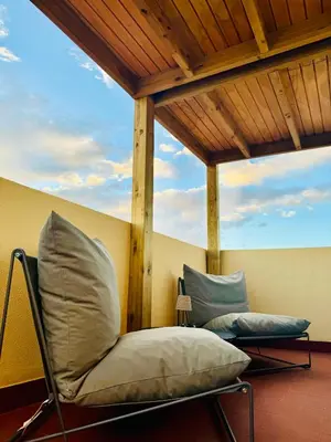 Zona de estar de El Terrao del Cabo
