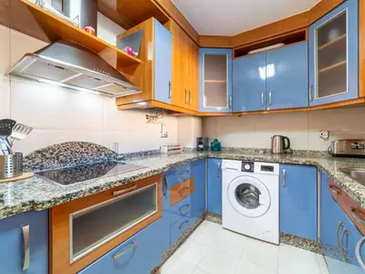 Una cocina o zona de cocina en Apartment Dioniso - Playa Romanilla by Interhome