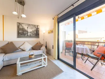 Zona de estar de Apartment Dioniso - Playa Romanilla by Interhome