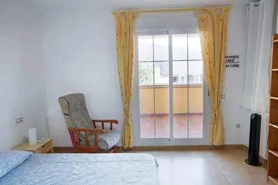 Cama o camas de una habitación en Piscina playa y relax en familia