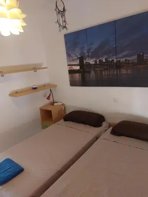 Cama o camas de una habitación en Apartamento playas de Vera