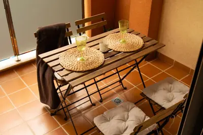 Plano de Confortable apartamento con garaje en Aguadulce