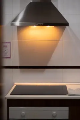 Una cocina o zona de cocina en Confortable apartamento con garaje en Aguadulce
