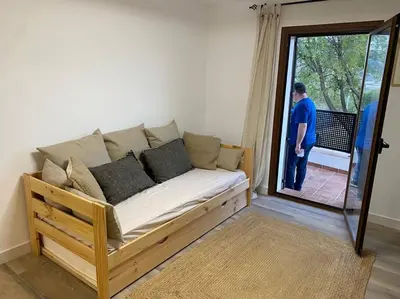Cama o camas de una habitación en Apartamento Laujar de Andarax