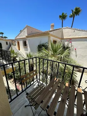 Un balcón o terraza de Palm View Apartment Vera Coast