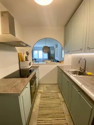Una cocina o zona de cocina en Palm View Apartment Vera Coast