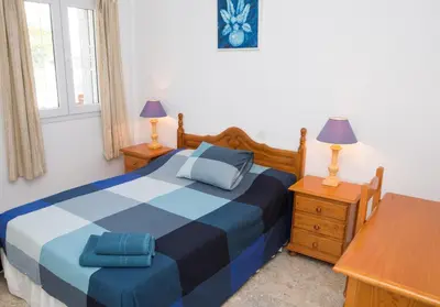 Cama o camas de una habitación en Parque Playa - Mojacar Playa - R051