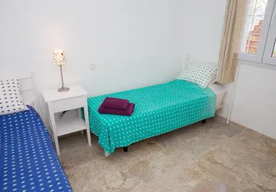 Cama o camas de una habitación en Parque Playa - Mojacar Playa - R051