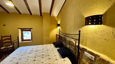 Cama o camas de una habitación en Casa de La Abuela