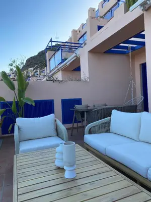 Un balcón o terraza de AURA MAR Mojácar Apartment