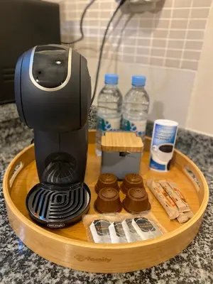 Utensilios para hacer té y café en AURA MAR Mojácar Apartment