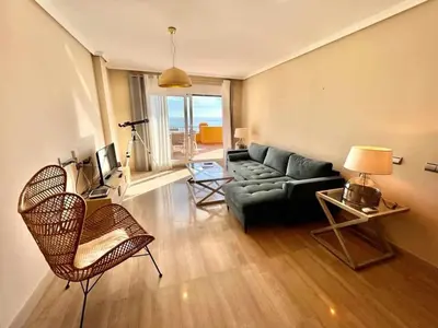 Zona de estar de Apartamento Isla del Fraile