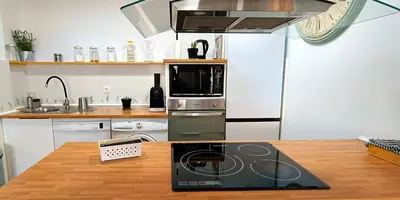 Una cocina o zona de cocina en Ático en Vera a 200m de la playa