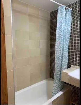 Un baño de Precioso y tranquilo apartamento en Carboneras