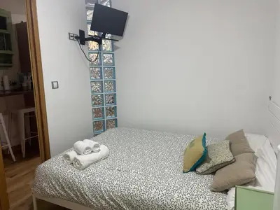Cama o camas de una habitación en IRIVI 9 Apartment