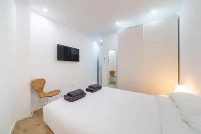 Cama o camas de una habitación en Trendy Homes Lepanto II, a 5 minutos de Puerta Purchena