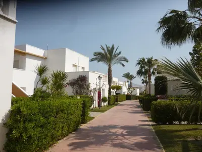 Jardín al aire libre en Bahia de Vera apartamento El Rincon del Sol