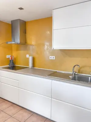 Una cocina o zona de cocina en A pie de playa