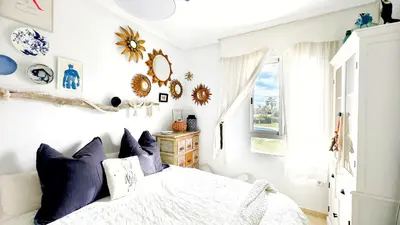Cama o camas de una habitación en Caroline del Mar - Nudist Naturist